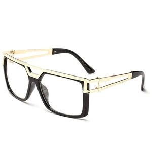 LADIES Retro Black & gold  Gazelle Glasses…NEW